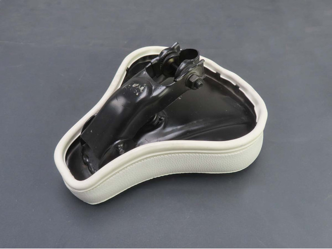 Saddle Puch Maxi thin white with logo product