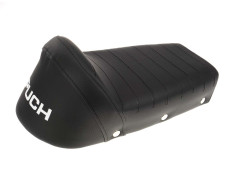 Buddyseat Puch Maxi / universal short black with chrome buttons