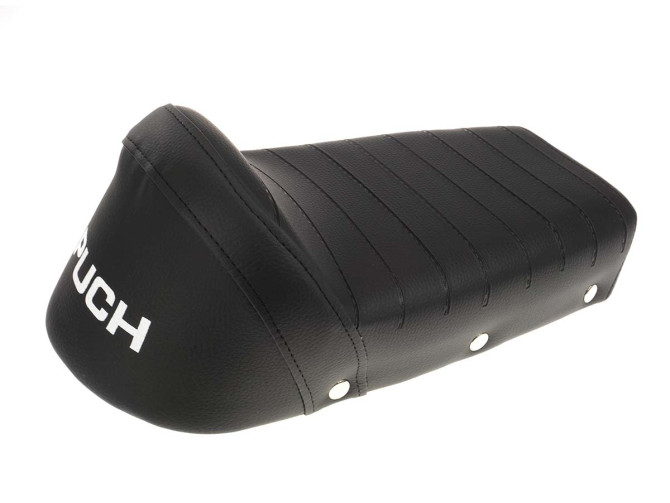 Buddyseat Puch Maxi / universal short black with chrome buttons product