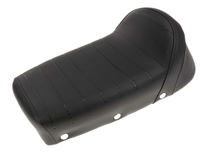 Buddyseat Puch Maxi S / N / Universal Kurz mit Knöpfen und Logo 