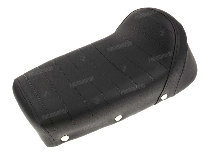 Buddyseat Puch Maxi S / N / universeel kort met knopen en logo 