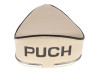 Sattel Puch Oldtimer Modell X30 / Condor Elfenbein mit Logo