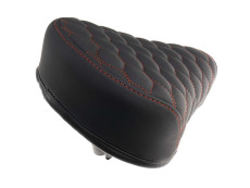 Saddle Puch Maxi thin Audi RS6 style with red stitching