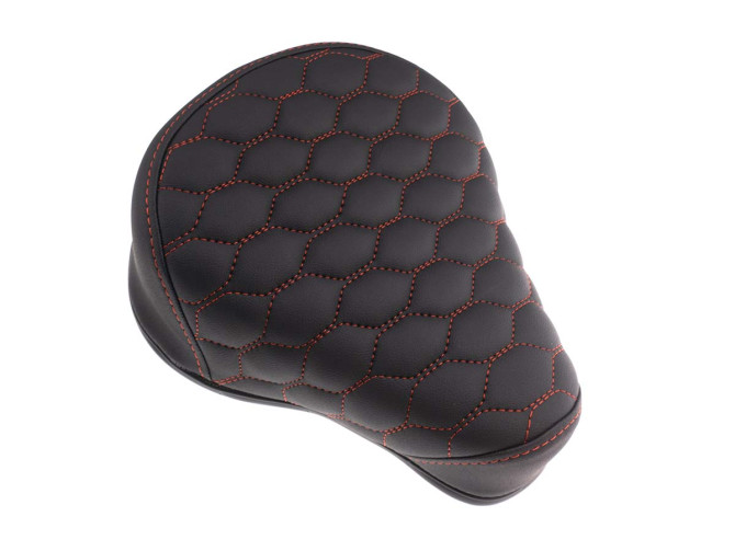 Saddle Puch Maxi thin Audi RS6 style with red stitching product