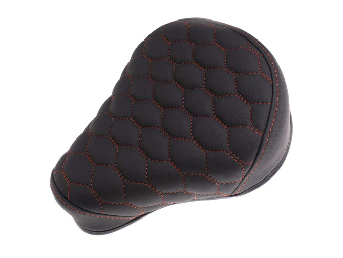 Saddle Puch Maxi thin Audi RS6 style with red stitching product