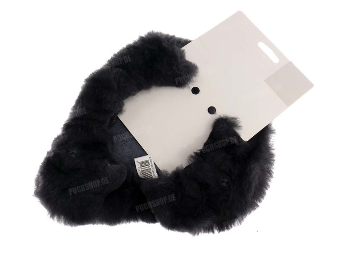 Oldtimer saddle cover sheepskin Bategu / Denfeld gray
