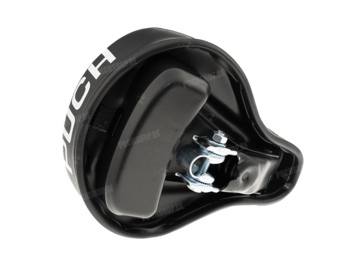 Saddle Puch Maxi thin black as original big logo with tool tray