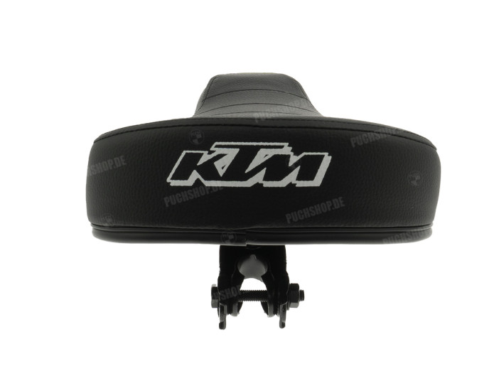Sattel KTM Hobby Schwarz mit Logo