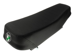 Buddyseat Puch Maxi S custom met gestikt Puch logo 