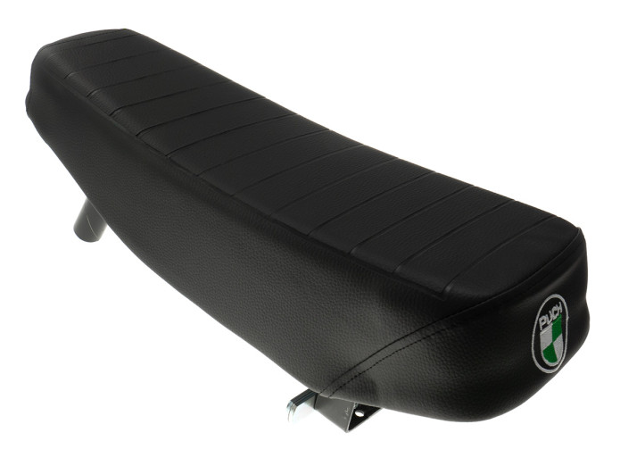 Buddyseat Puch Maxi S custom met gestikt Puch logo 
