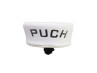 Puch Sattel / Teile Sattel Puch maxi Weiss Sattel Puch maxi Dick Weiss mit Logo