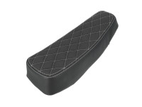 Buddyseat Puch Maxi S custom with white diamond stitching 