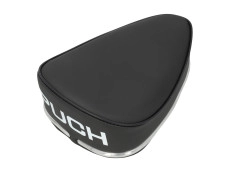 Sattel Puch Oldtimer Model X30 / Condor Schwarz mit großem Logo Sattel Puch Oldtimer Model X30 / Condor Schwarz mit großem Logo