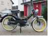 Puch Saddle / Parts Oldtimer Puch seat Black / White Saddle Puch oldtimer model X30 / Condor Black / White