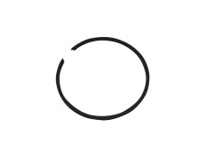 Kolbenring 45mm 70ccm Power One (45x1.5 B)