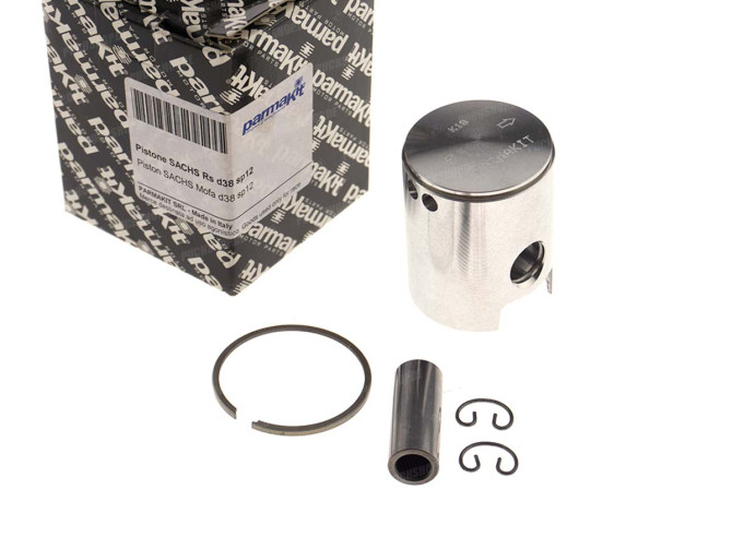 Piston 38mm pin 12mm for Sachs Parmakit 1