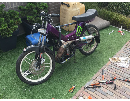 Puch maxi met derbi O/T blok