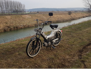 White Puch Maxi S 70ccm