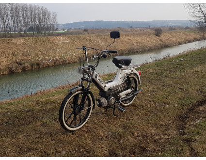 White Puch Maxi S 70ccm