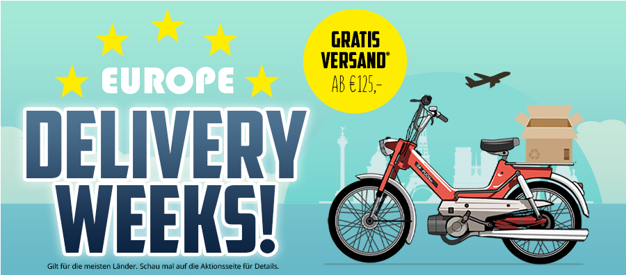 Europa Delivery Weken | Gratis verzending