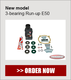 Nieuw model 3 lager E50 run-up
