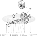 Puch E50 reduction gear