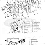 Puch ZA50 crankcase assembly