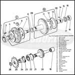 Puch ZA50 gearbox assembly