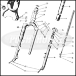 Puch MS50 front fork