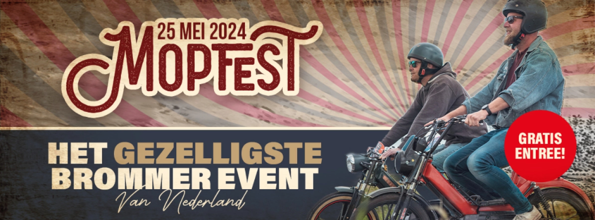 MopFest 25 mei 2024 bij Puchshop in Wageningen