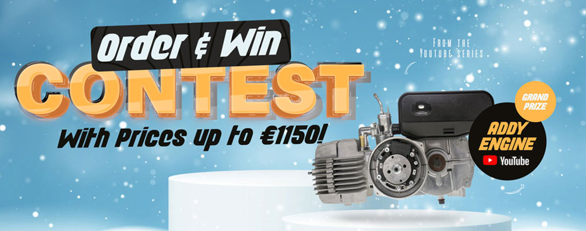 December = giveaway month up to € 1.150,-!